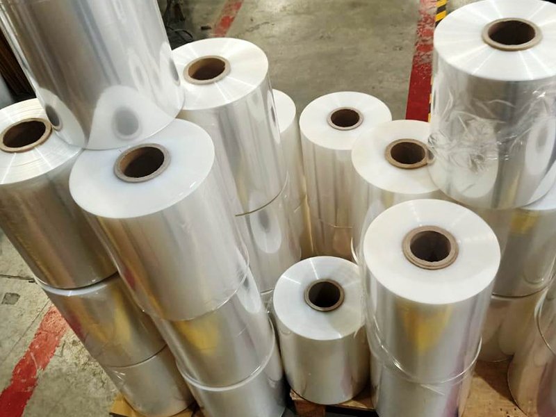 POF shrink film application