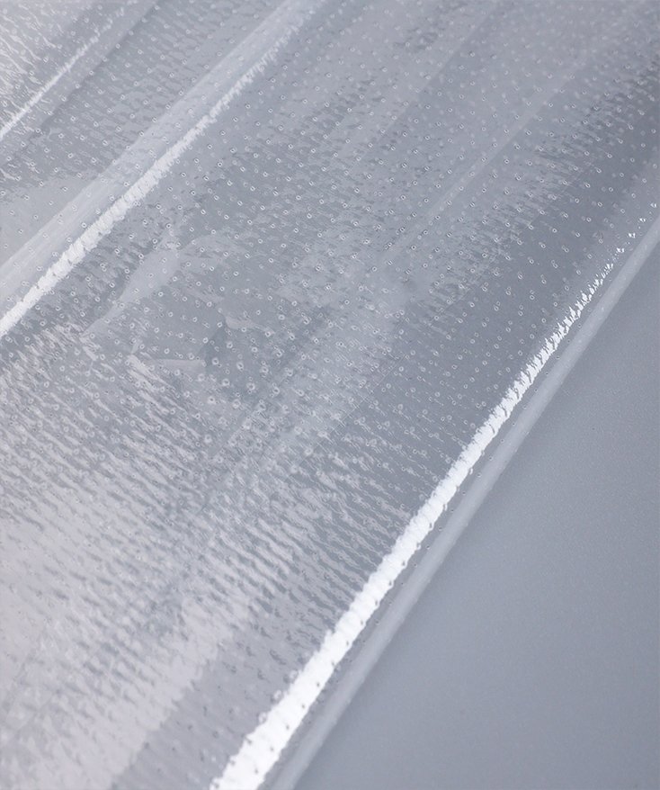 Hot perforated shrink film
